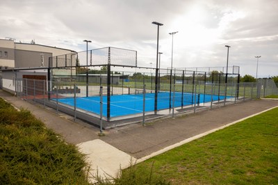 Nový padelový kurt ve Sportovním areálu Poruba. Foto: Jiří Zerzoň