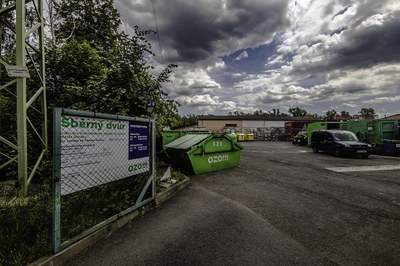 Sběrný dvůr v Ostravě. Foto: OZO Ostrava