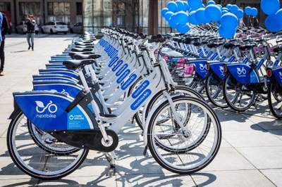 Soutěž na provozování sdílených kol na příští rok vyhrála společnost Nextbike. Foto: Jiří Zerzoň.