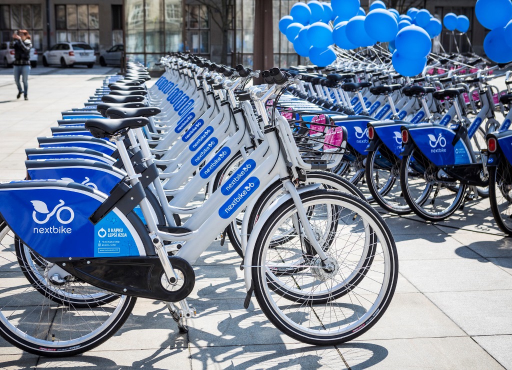 Společnost nextbike zahájila provoz sdílených kol 15. dubna. foto: Jiří Zerzoň Společnost nextbike zahájila provoz sdílených kol 15. dubna. foto: Jiří Zerzoň