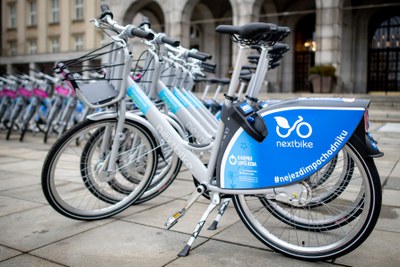 Sdílená kola Nextbike. Foto: Lukáš Kaboň