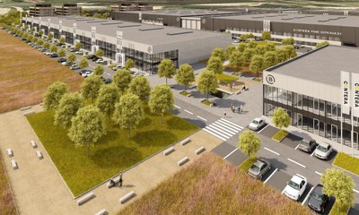 Vizualizace nového areálu. Zdroj: Contera