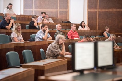 Ilustrační foto z minulého semináře ke kotlíkovým dotacím. Foto: Lukáš Kaboň.