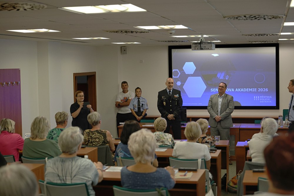 Mezi posluchače zavítal taktéž ostravský primátor Jan Dohnal. Foto: MPO