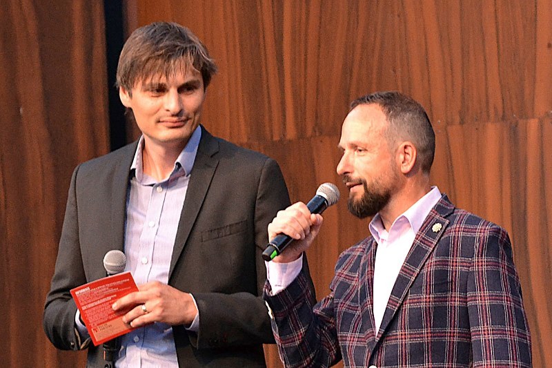 Primátor Tomáš Macura při slavnostním zahájení festivalu. 