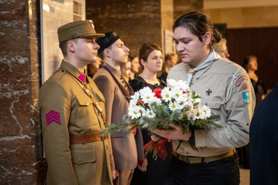 Z loňského aktu připomínajícího Den boje za svobodu a demokracii. Foto: Jiří Zerzoň