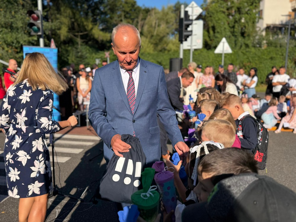 Do ZŠ Generála Janka se vydal náměstek primátora Jiří Vávra. Foto: Renáta Burešová