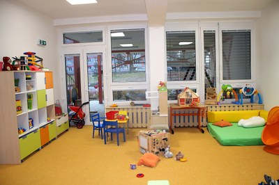 Pohled do interiéru opraveného stacionáře pro děti. Foto: MNO.