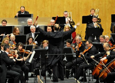Janáčkova filharmonie Ostrava při novoročním koncertu. Foto: J. Urban