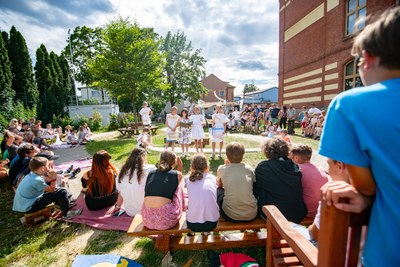 Slavnostní otevření zahrady. Foto: Iveta Němečková