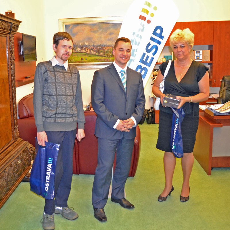 A. Boháč s M. Pavlovou a M. Pöslem