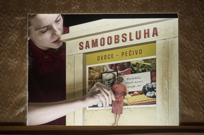 Z oceněného představení „Soudružky s kroužky". Foto: Martin Špelda