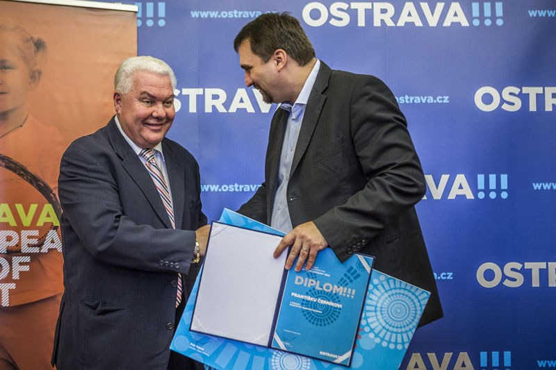 Legenda ostravského sportu hokejista F. Černík