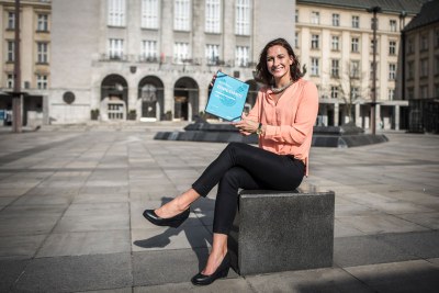 Barbora Závadová, vítězka ankety Ostravský sportovec roku 2015. Foto: Lukáš Kaboň