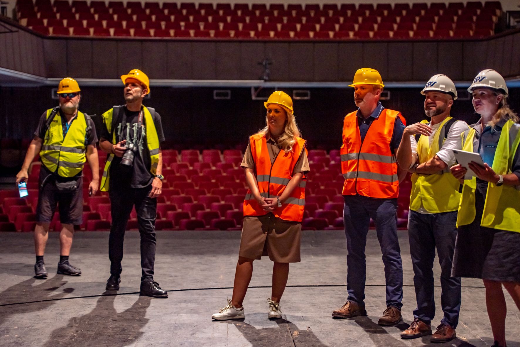 setkání v rekonstruované budově