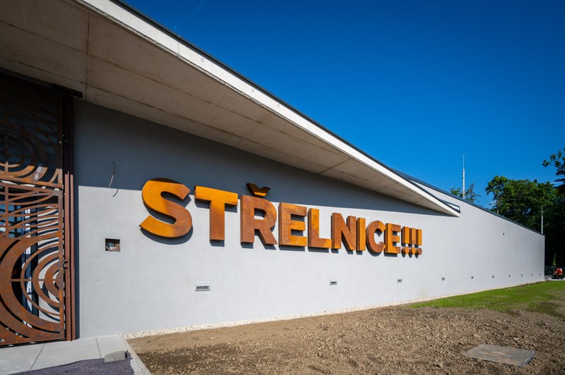Moderní střelnice špičkové úrovně bude brzy hotová. Foto: Lukáš Kaboň