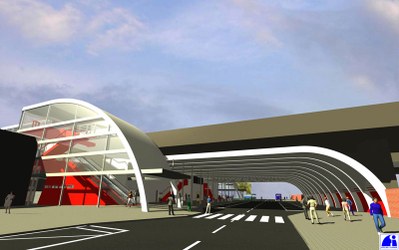 Vizualizace nové podoby Svinovských mostů