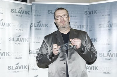 Richard Müller jako Zlatý Slávik 2010