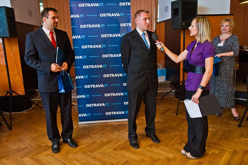 Jeden z interních doktorandů - Martin Lindovský