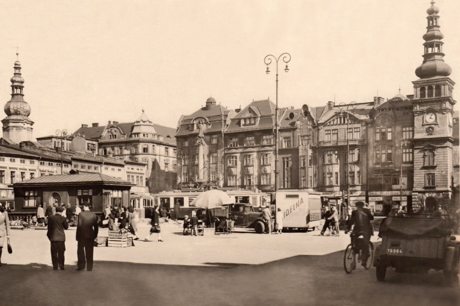 Masarykovo náměstí, 1950. 