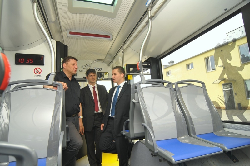 Interiér stého Ostravského Solarisu