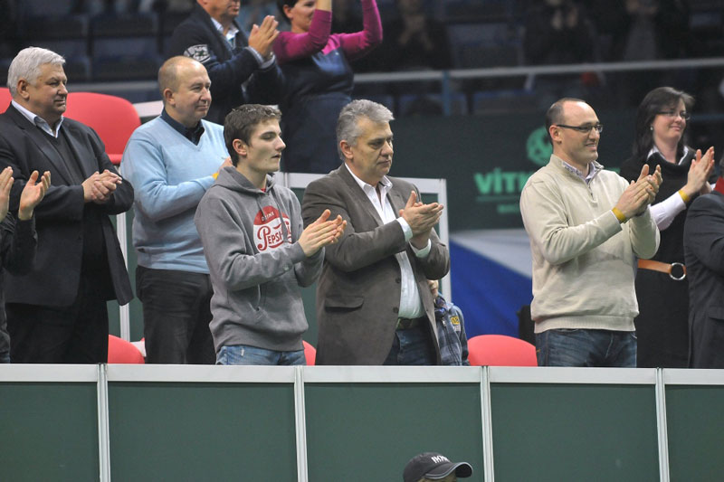 Utkání sledovali také představitelé vedení města