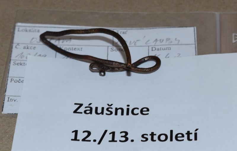Jedním z nejcennějších nálezů je tzv. záušnice z přelomu 12. a 13. století.