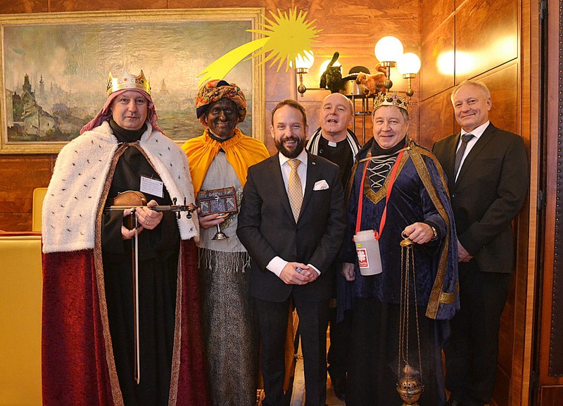 Tři králové navštívili primátora Tři králové navštívili primátora