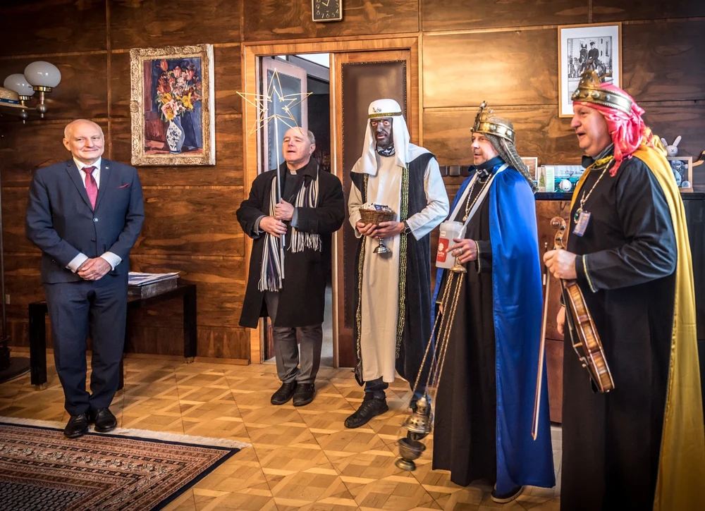 Tři krále přijal také náměstek primátora Zbyněk Pražák