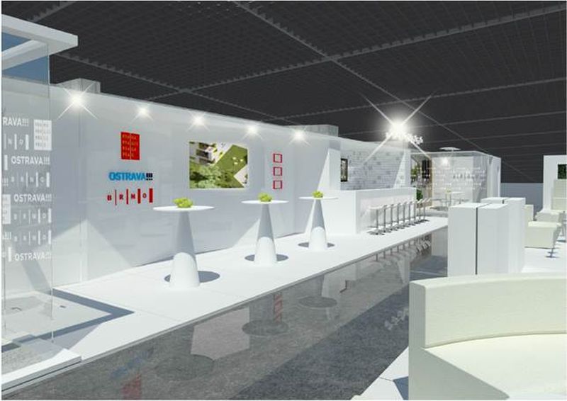 Výstavní expozice Ostravy mají vždy zajímavý design. 