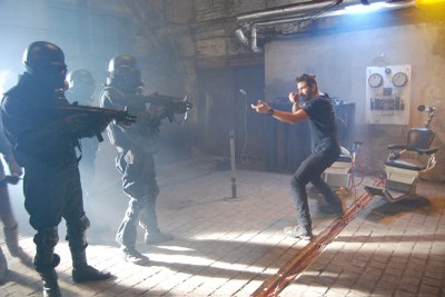 Snímek z natáčení na Dole Michal v Ostravě. Foto: Mimi Violette