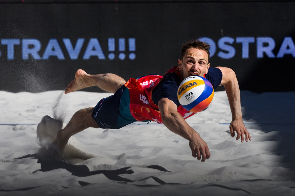 Ondřej Perušič v akci. Foto: Vlastimil Vacek
