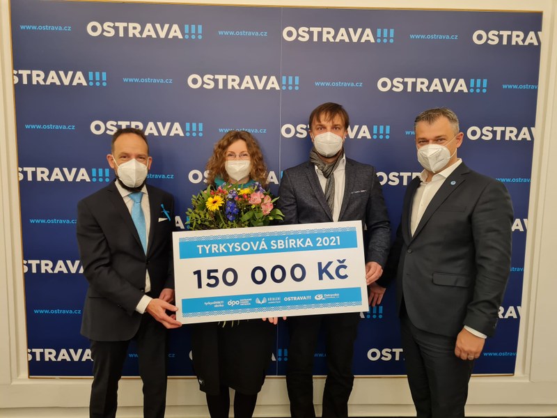 Tyrkysová sbírka Dopravního podniku Ostravy vynesla 150 tisíc korun Tyrkysová sbírka Dopravního podniku Ostravy vynesla 150 tisíc korun
