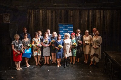 Oceněné osobnosti s náměstkyní primátora Andreou Hoffmannovou. Foto: Jiří Zerzoň