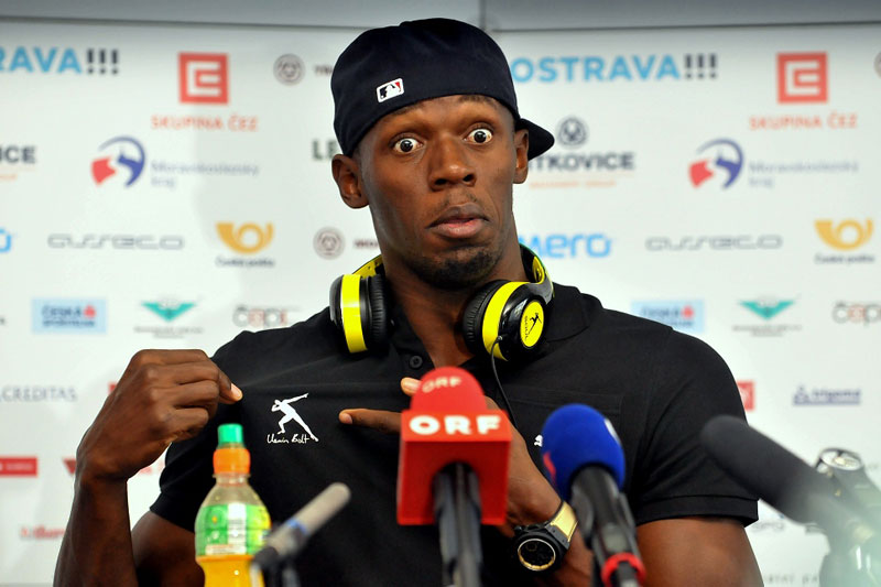 Bolt - vděčný objekt pro fotoreportéry