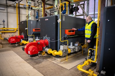 V prostorách Ústřední čistírny odpadních vod v Přívoze. Foto: Lukáš Kaboň