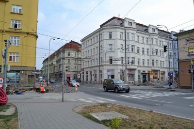Křižovatka ulic Nádražní a Českobratrské bude od 19. do 25. srpna pro veškerou dopravu uzavřena. Foto: L. Vidlička