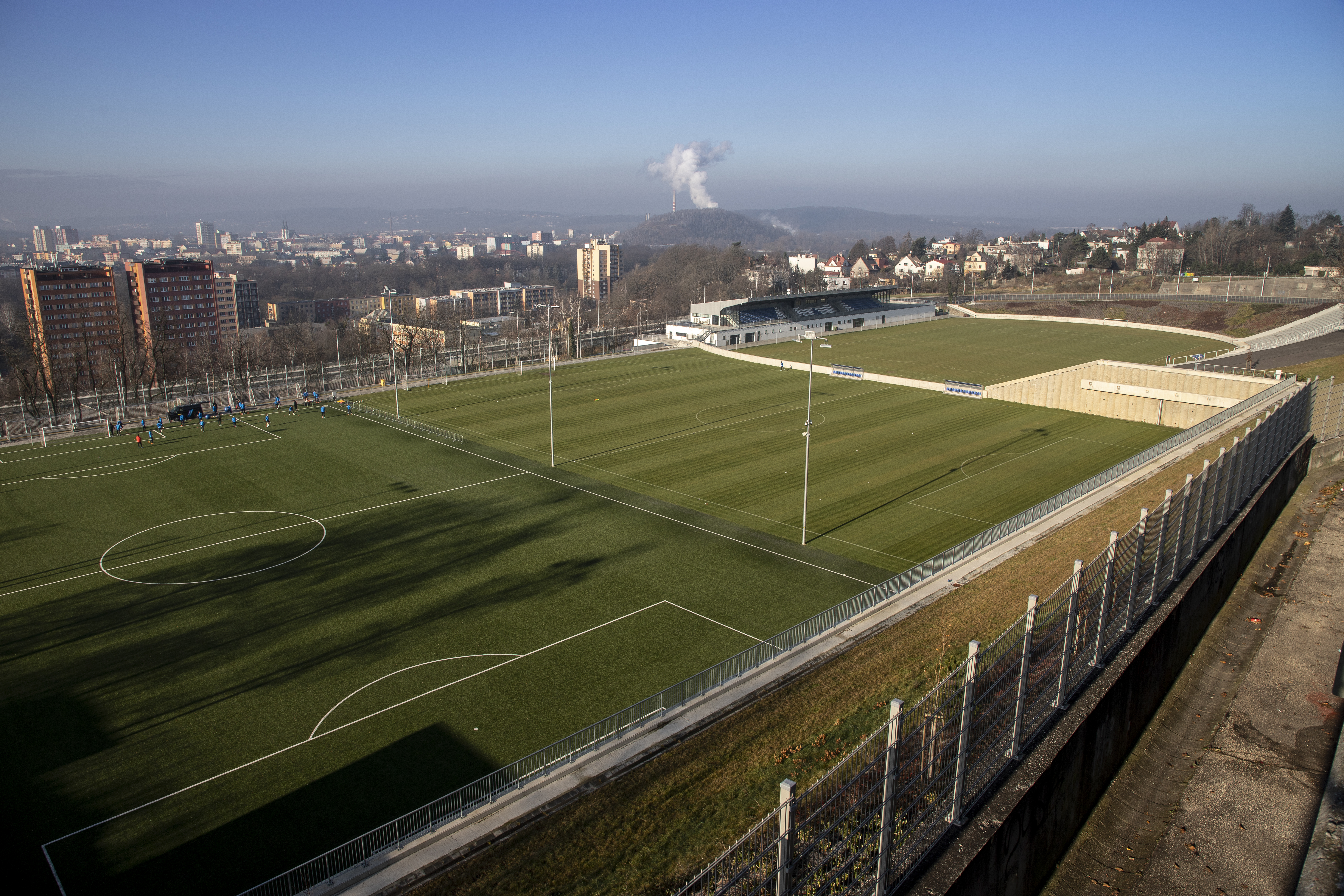 Současná podoba stadionu Bazaly. Foto: Adolf Horsinka