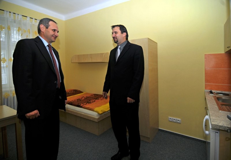 V domě jsou soukromé i společné prostory