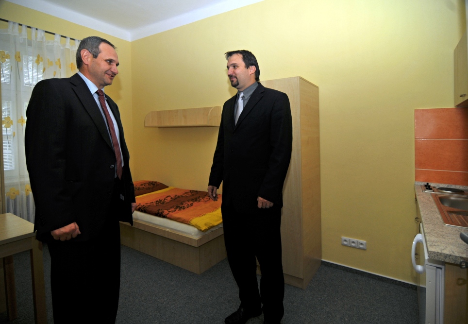 V domě jsou soukromé i společné prostory