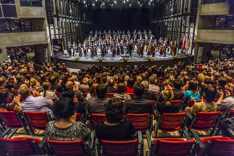 Vítkovický Gong při zahajovacím koncertu Janáčkova máje. Foto: J. Zerzoň Vítkovický Gong při zahajovacím koncertu Janáčkova máje. Foto: J. Zerzoň