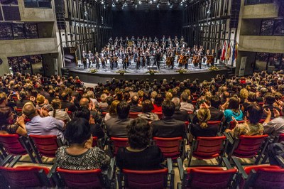 Vítkovický Gong při zahajovacím koncertu Janáčkova máje. Foto: J. Zerzoň
