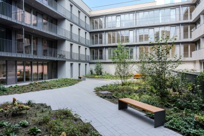 Bytová rezidence Nové Lauby nabízí atraktivní bydlení v městském centru. Foto: Hynek Jahoda