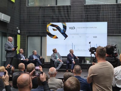 Představení jedinečného kvantového počítače na VŠB-TUO. Foto: VŠB-TUO