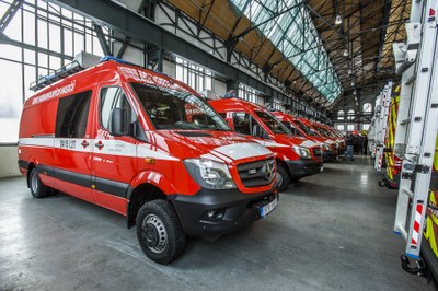 Automobily Sboru dobrovolných hasičů. Ilustrační foto. Autor: Jiří Zerzoň