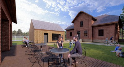 Budoucí podoba Hájenky Hošťálkovice. Vizualizace: KAMIL MRVA ARCHITECTS.