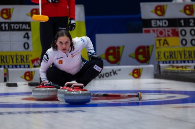 Šampionát nabízí dramatickou podívanou. Foto. Český curling