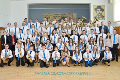 Dechový orchestr z Chorvatska, který se účastní soutěže. Foto: archiv souboru 