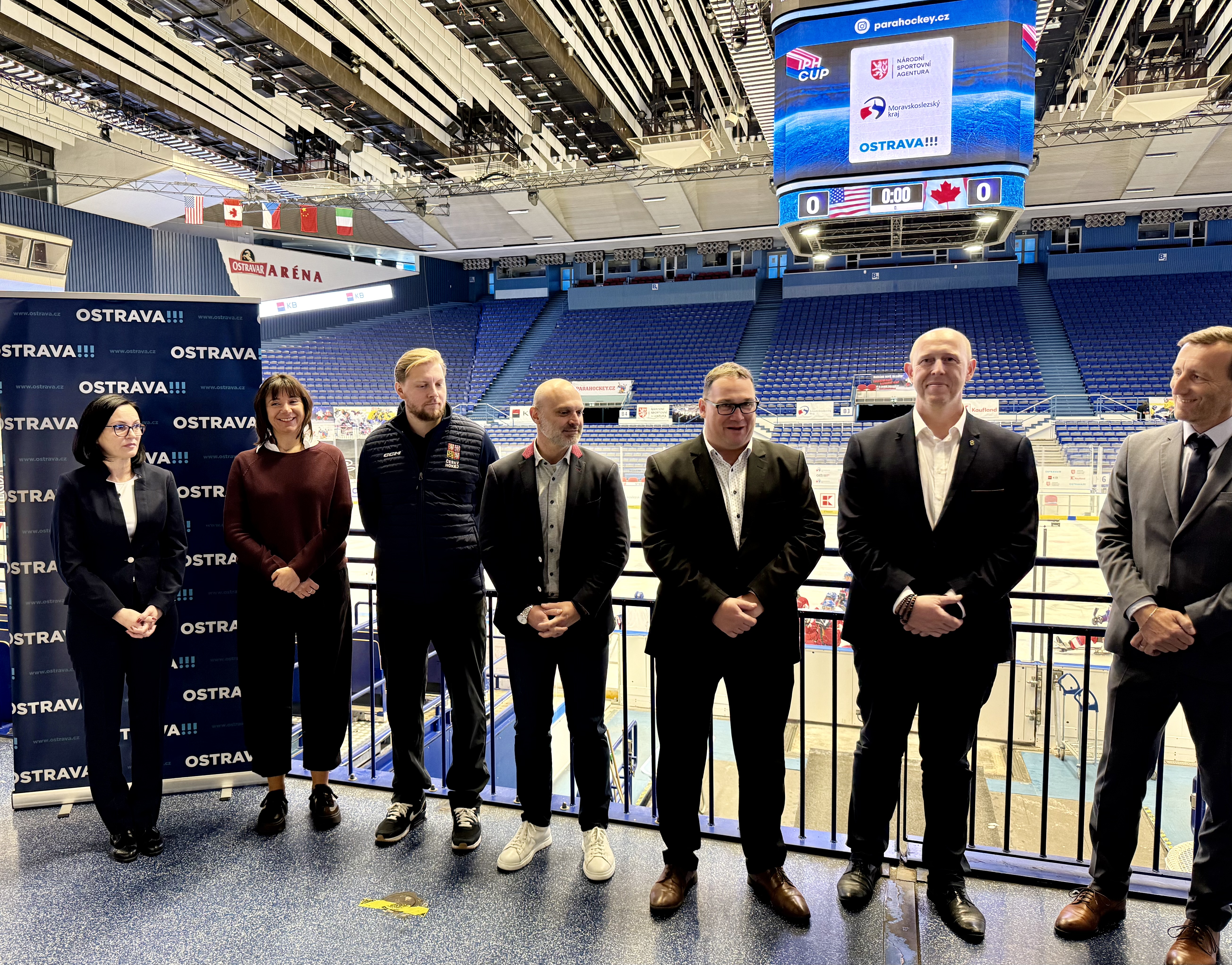 Tisková konference k International Para Hockey Cup 2025 za účasti ostravského primátora Jana Dohnala. Foto: MMO Tisková konference k International Para Hockey Cup 2025 za účasti ostravského primátora Jana Dohnala. Foto: MMO