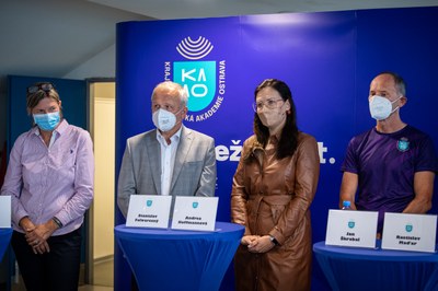 Tisková konference k představení Krajské atletické akademie Ostrava. Foto: Lukáš Kaboň